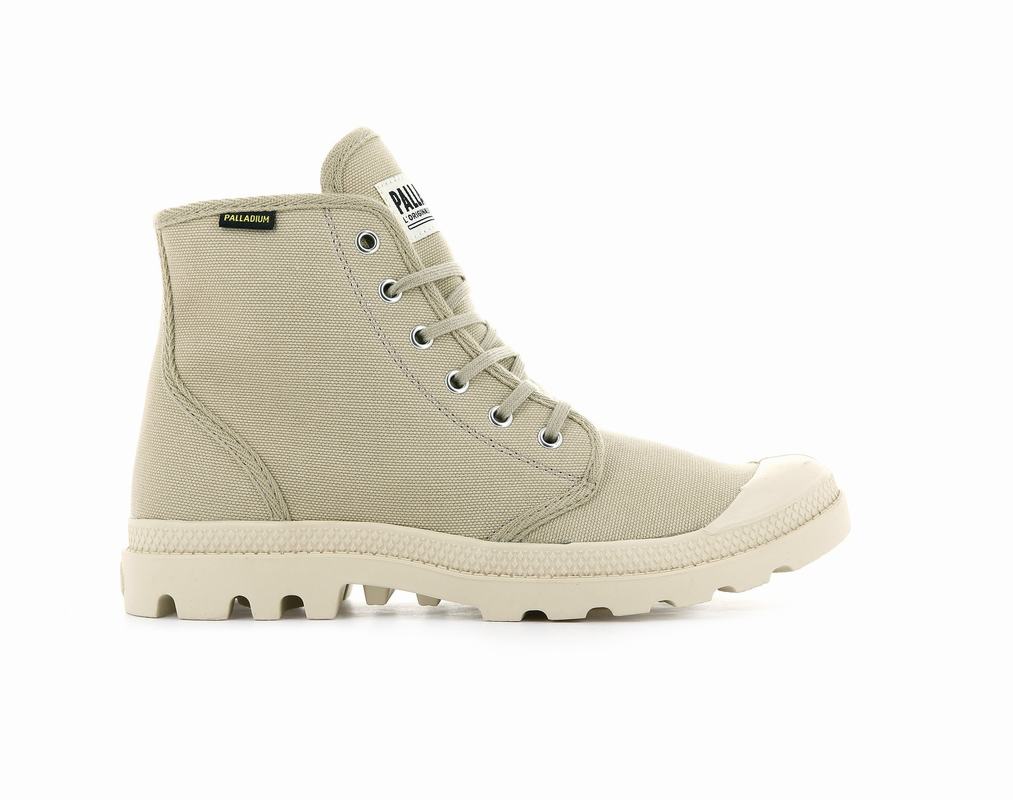 Palladium Pampa Hi Originale Men's Boots Light Green (RHVB83269)